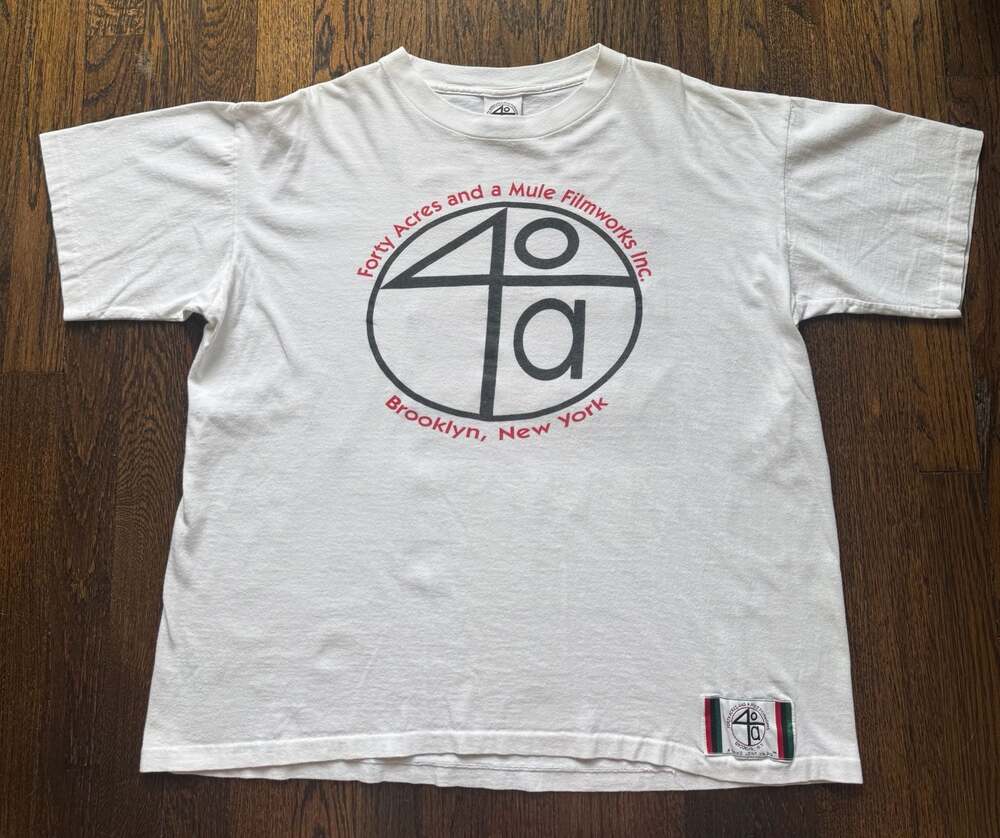 VTG ‘90s 40 Acres and a Mule 5 For 5 XL T-Shirt SPIKE LEE RARE Single Stitch